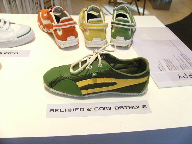 TAYGRA baskets au salon du midec, salon internationnal de la chaussure en 2007