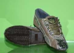 chaussure sneaker taygra brasil en peau de serpent vegan