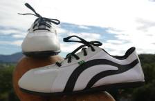 tennis TAYGRA BRASIL en coton et cuir VEGAN, semelle haute anti-d�rapante, mod�le CUSTURA