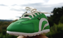 tennis TAYGRA BRASIL en coton et cuir VEGAN, semelle haute anti-d�rapante, mod�le CUSTURA vert