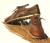 chaussures br�silienne en cuir v�g�tal et coton