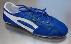 basket TAYGRA BRASIL SLIM BLEU ROYAL ET BANDE BLANCHE