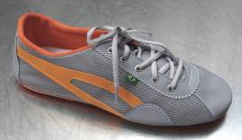 baskets br�silienne TAYGRA SLIM gris et orange