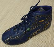 Basket montante TAYGRA fashion bleu marine / lettres dor�es