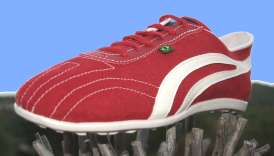 tenis taygra custura solado grosso algodao vermelho